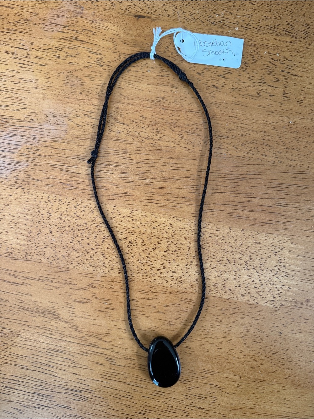 Black Obsidian Pendant Necklace - Women Jewelry